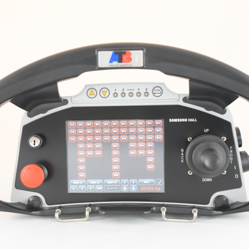 Radio Transmitter Rigging System The rigger issues all commands via the customised safety radio remote control with large touch screen