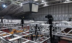 electric chain hoist LP C1 event hall truss Chain motor in multifunctional arena for holding trusses