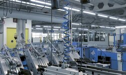 Synchronous chain hoist GPS for printing machine In a printing plant, rolls of paper are lifted with a synchronous chain hoist