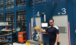 GISKB Alu System with handy chain model Aluminium crane system ensures ergonomic and fast handling of goods
