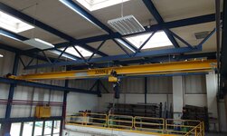 Indoor crane 3200 kg load capacity Indoor crane 3200 kg load capacity