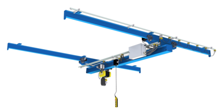underslung travelling crane for goods transport Indoor crane for the transport of heavy loads