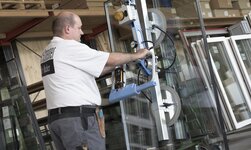 Ejector unit GHGE as plate lifter Vacuum device for lifting and tranpsorting glass plates